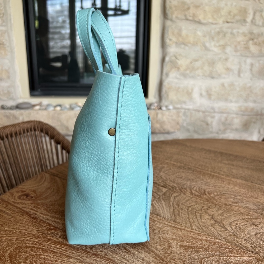 Portland Leather Cabo Mini Crossbody Tote - Picture 5 of 6
